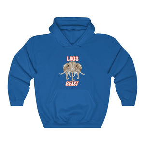 LAOS BEAST 3 HEADED ELEPHANT - Unisex Heavy Blend Hooded Sweatshirt