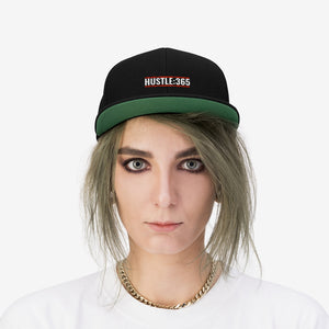 HUSTLE:365 - Unisex Flat Bill Hat