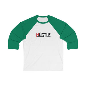 HUSTLE- Unisex 3/4 Sleeve Baseball Tee