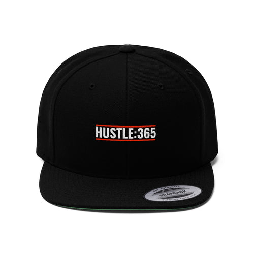 HUSTLE:365 - Unisex Flat Bill Hat