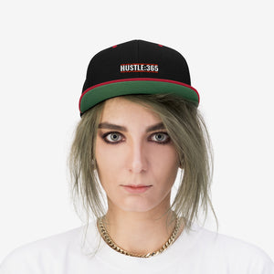 HUSTLE:365 - Unisex Flat Bill Hat