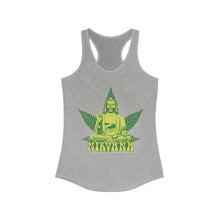 Load image into Gallery viewer, Buddha 420 Nirvana Trance- Women&#39;s Ideal Racerback Tank