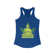 Load image into Gallery viewer, Buddha 420 Nirvana Trance- Women&#39;s Ideal Racerback Tank