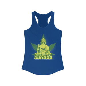 Buddha 420 Nirvana Trance- Women's Ideal Racerback Tank