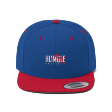 Load image into Gallery viewer, Stay Humble HUstle Hard- Unisex Flat Bill Hat