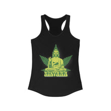 Load image into Gallery viewer, Buddha 420 Nirvana Trance- Women&#39;s Ideal Racerback Tank