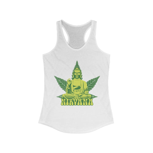 Buddha 420 Nirvana Trance- Women's Ideal Racerback Tank