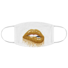 Load image into Gallery viewer, 24K Gold Lip Dripping Fabric Face Mask