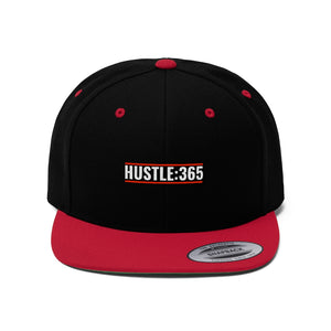 HUSTLE:365 - Unisex Flat Bill Hat