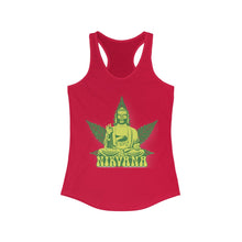 Load image into Gallery viewer, Buddha 420 Nirvana Trance- Women&#39;s Ideal Racerback Tank