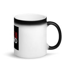 Load image into Gallery viewer, Matte Black Magic Mug- Rise &amp; Grind